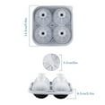 thumbnail image 2 of BCZHQQ 4 Grid Silicone Ice Cube Tray,Ice Balls Maker BPA Free Ice Cube Trays for Freezer Easy-Release Ice Tray Molds with Lid DIY Homemade Ice Cubes for Cocktails,Coffee,Summer Saving Clearance, 2 of 2