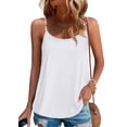 thumbnail image 3 of WIHOLL Tank Top for Women Beaded Spaghetti Strap Summer Flowy Cami Lace Sleeveless Scoop Neck Shirts, 3 of 11