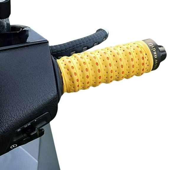 Non-Slip Soft Silicone Grip Tape - Universal Wrap-Around Motorcycle Handlebars Tape with Air Vent Holes, Anti-Slip Handlebar Grips for Scooters, E-Bikes and Dirt Bikes