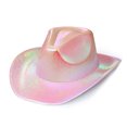 thumbnail image 1 of [Rosa] Symphony Pearlescent Party Sombrero de vaquero occidental Bar Boda Novia Fiesta EVA Sombrero, 1 of 8