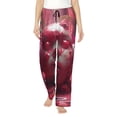 thumbnail image 1 of Fotbe Surreal Pink Headphones Pantalones de Pijama para Mujer, Pantalones de Dormir, Pantalones Pj con Cordón y Bolsillos-X-Large, 1 of 6