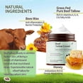 thumbnail image 5 of Beef Tallow Balm for Skin, with Honey Grass-Fed Pure and Beeswax 120g, 5 of 5
