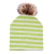 thumbnail image 2 of Gorro de invierno cálido para mujer y niña, gorro de punto con bola de pelo, gorro de esquí suave de algodón de ganchillo Negro blanco a rayas Yuyangstore gorro de mujer, 2 of 6