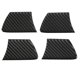thumbnail image 2 of 4pcs Interior Door Bowl Cover Real Carbon Fiber Stylish Replacement for Hilux 2015?2021, 2 of 5
