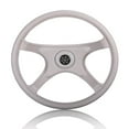 thumbnail image 2 of JUNWELL Boat Steering Wheel Universal ABS Plastic Helm Speed Boat Seaboat Pontoon Steering System Accessory, 2 of 9
