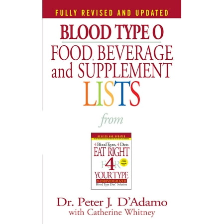 Blood Type O Food, Beverage and Supplement Lists (Best Food For Ab Blood Type)