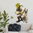 thumbnail image 3 of RoomMates Shrek and Donkey Wall Decals, 3 of 7
