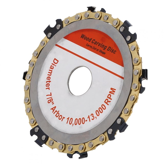 Disco De Sierra De Cadena Disco De Tallado De Madera De Desecho De Eliminación Rápida Madera De Grabado Fácil De Usar Para Cortar Grabar Desmontar Hielo ANGGREK Otros