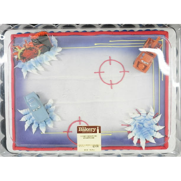 The Bakery At Walmart 1 2 Chocolate Cake With White Whipped Icing 70 Oz Walmart Com Walmart Com