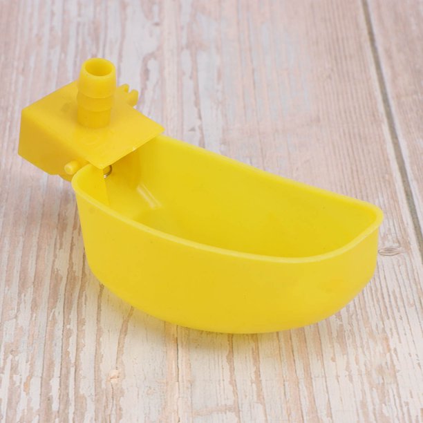 unbranded 12Ud Comederos Y Bebederos Automáticos Amarillos De Plástico Para Y Pájaros