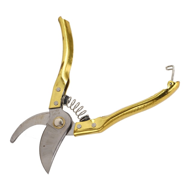 Ratchet Pruning Shear, High Carbon Steel Labor Saving Ratchet Pruner High Hardness Non Slip Handle Compact Sturdy Wear For Landscaping