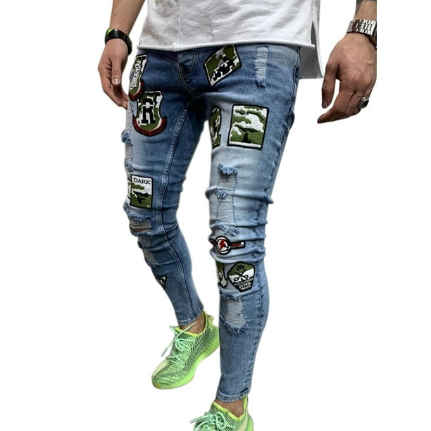 jeans with holes