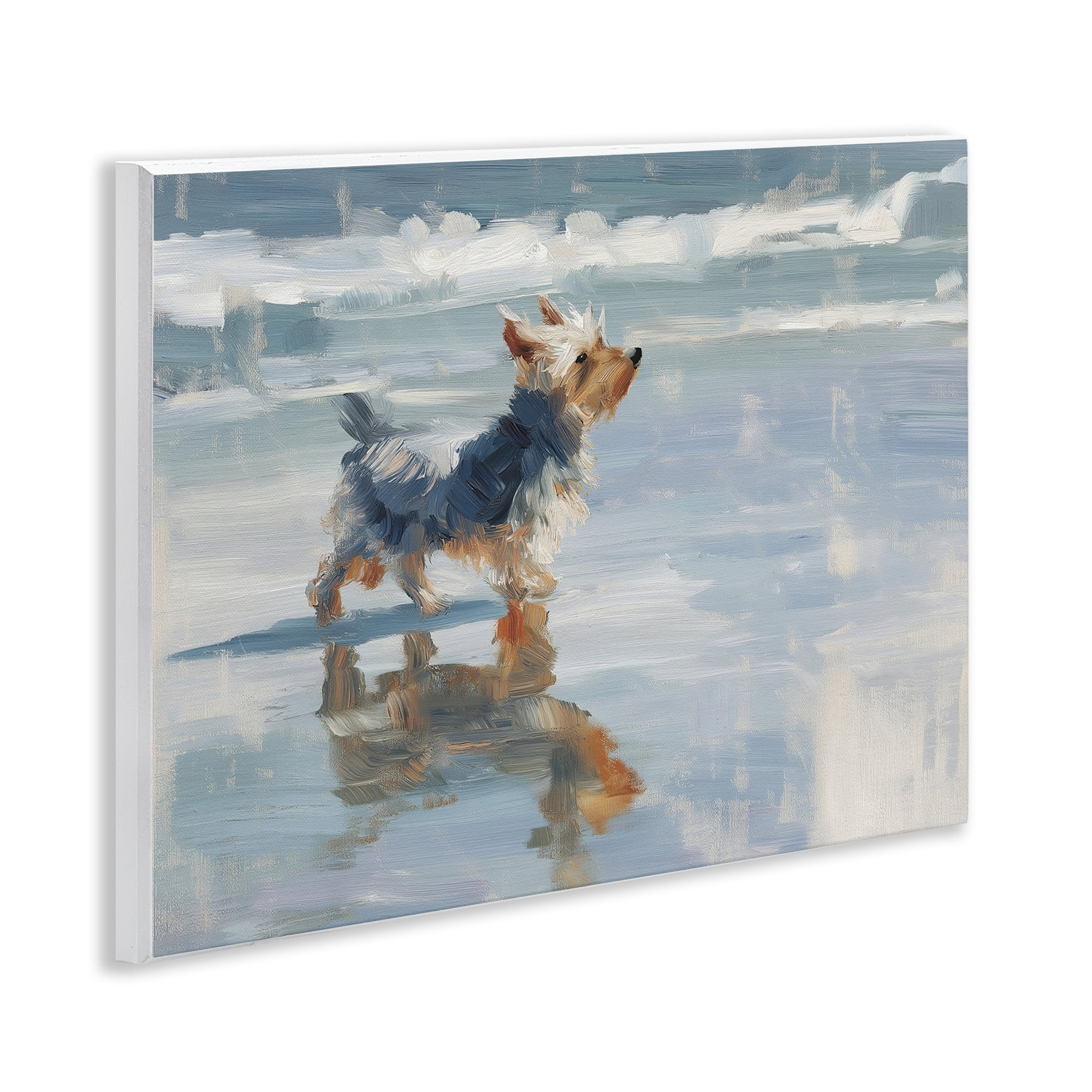 Stupell Industries Yorkie's Quiet Moment Wall Plaque Art, design by Svetlana Aleynikova