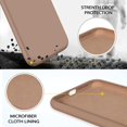 thumbnail image 4 of iPhone 8 Plus Cases, iPhone 7 Plus Case, DUEDUE Liquid Silicone Soft Gel Rubber Slim Cover with Microfiber Cloth Lining, 4 of 5