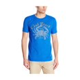 thumbnail image 1 of GH Bass & Co. Camiseta gráfica Crab Beach para hombre, azul, pequeña, 1 of 1