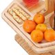 thumbnail image 5 of Portable Wine Picnic Table 2 In 1 Wooden Wine Table, Champagne Picnic Snack Table For Camping, Beac, 5 of 5