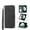 Black, variant on Wallet Case for Honor X9D Flip Phone Case with Card Slots, Cash Pocket, Kickstand, Magnetic Closure & Wrist Strap, TPU Soft Shell Cover Black