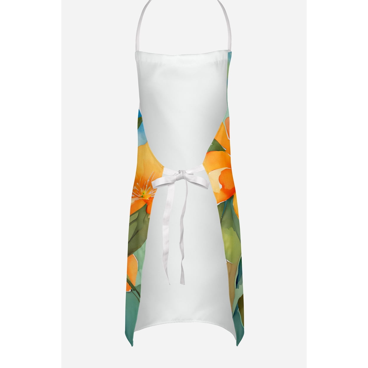 Florida Orange Blossom in Watercolor Apron 27 in x 30 in