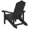 thumbnail image 3 of vidaXL Garden Adirondack Chair HDPE Anthracite, 3 of 4