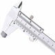 thumbnail image 2 of Calibrador Vernier de acero inoxidable de alta precisión, herramienta de medición no digital para evaluaciones de exteriores y escalones, calibrador deslizante duradero con precisión de ±0,02 mm, 2 of 4