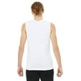 thumbnail image 2 of The Bella + Canvas Unisex Jersey Muscle Tank Top - WHITE - L, 2 of 3