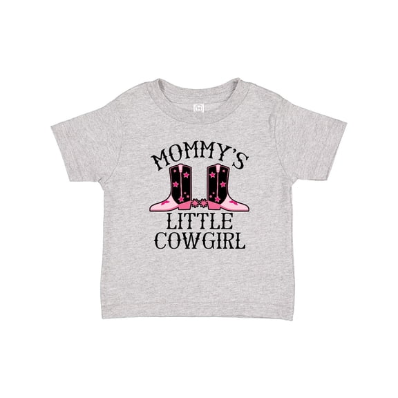 Inktastic Mommy Little Cowgirl Baby Clothes Girls Baby T-Shirt