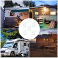 thumbnail image 3 of OUNONA 5Pcs White Plastic Rv Awning Hooks Multipurpose Practical Camper Awning Hangers, 3 of 7