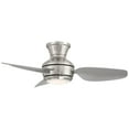thumbnail image 5 of Casa Vieja 36" Whirl Modern Indoor Outdoor Ceiling Fan 3 Blade LED Light Remote Control Brushed Nickel Finish Bedroom Patio Hugger, 5 of 7