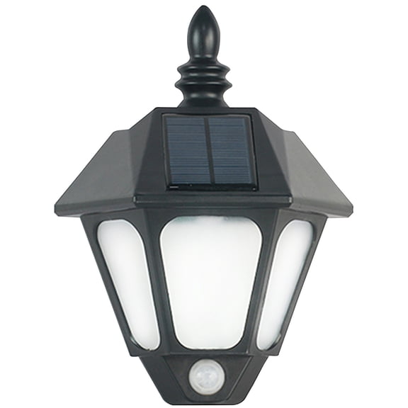 Jubipavy Solar Lights Outdoor Two Modes Sconce Decorative Flickering Flame Wall Lights Lights For Patio Garage Garden