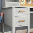 thumbnail image 5 of Guidecraft Taiga Kids Desk and Chair Set with Hutch - Gray: Kids Wooden Study Desk with Chair, Storage Shelves and Drawers, 5 of 6