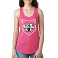 thumbnail image 2 of Wild Bobby Mama Bear Face Glasses Women Racerback Tank Top, 2 of 6