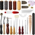 thumbnail image 2 of 31pcs 31pcs Herramientas de Costura de Cuero Kit de Costura Manual, 2 of 7