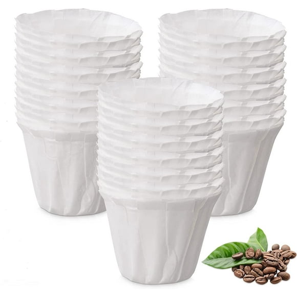 Jinsinto Filtres Jetables en Papier Café, Keurig K Tasse Filtres en Papier S'Adapte à Toutes les Marques Réutilisables K Tasses (150)