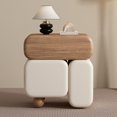 thumbnail image 2 of Cajones De almacenamiento, mesitas De Noche bonitas De estilo crema, Mesita De Noche estética De lujo, diseño Simple, muebles De dormitorio, 2 of 4