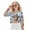 Boho Mandala Highland Cattle, variant on Ghost Book Print Girls Crop Tops Oversized Crewneck Long Sleeve Sweatshirts Kids Fashion Drop Shoulder Pullover, 5-6 Years