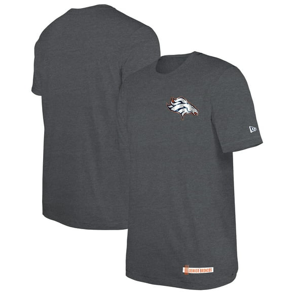 Men's New Era Heather Navy Denver Broncos 2024 NFL Training Camp T-Shirt