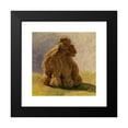 thumbnail image 2 of Friedrich Gauermann 15x15 Black Modern Framed Museum Art Print Titled - Straws, 2 of 5