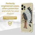 thumbnail image 2 of Case Yard iPhone-11-Pro-Max Case Clear Soft & Flexible TPU Ultra Low Profile Slim Fit Thin Shockproof Transparent Bumper Protective Cover Drop Protective Cell Phone Cases (Indian Chief Design), 2 of 8