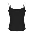thumbnail image 7 of BSDJILFG Juniors Crop Tops Y2K Summer Tank Top Sleeveless Under Shirt Spaghetti Straps Comfy Sleep Shirt, 7 of 7