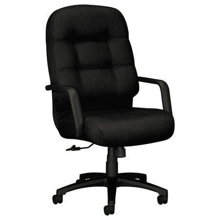 UPC 089191961703 product image for HON 2090 Pillow-Soft Series Executive High-Back Swivel/Tilt Chair, Black/Black | upcitemdb.com