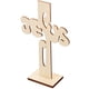 thumbnail image 3 of 10 piezas de cruz de madera para decoración de cruces de madera, figura decorativa de cruz, artesanía de cruz, 3 of 8