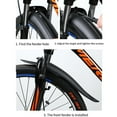 thumbnail image 4 of Yuhsdv Mountain Bike Fender Set MTB 26-29inch Universal Mudguard Widen Mud Protector, 4 of 10