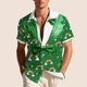 thumbnail image 5 of Ceisia St. Patrick's Day Men's Unisex Hawaiian Shirt | Summer Beach Casual Short Sleeve Button Down Gift Printed Top, 5 of 9