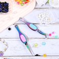 thumbnail image 4 of 2PCS Stainless Steel Reverse Tweezers for Crafting, Soft Grip Tweezer for Crafting DIY with Curved and Straight Tips, Pointed Needle Nose for Jewelry Making Beading Angled Tweezers, 4 of 7