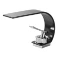 thumbnail image 1 of Ounissouiy El grifo de la cascada del metal con la instalación fácil transforma el cuarto de baño con el grifo del lavabo frío del estilo Accesorios de baño Negro y plata, 1 of 6