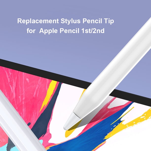 Para Apple Pencil Puntas de 1/2 generación para iPad Stylus Press Pen Nibs de repuesto