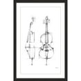 thumbnail image 3 of MARMONT HILL  - 'Cello Sketch' Framed Painting Print - Multi-Color 30 x 45, 3 of 5
