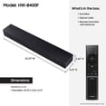 thumbnail image 2 of Barra de sonido SAMSUNG Serie B HW B400F de 2.0 canales con subwoofer 2025, 2 of 7