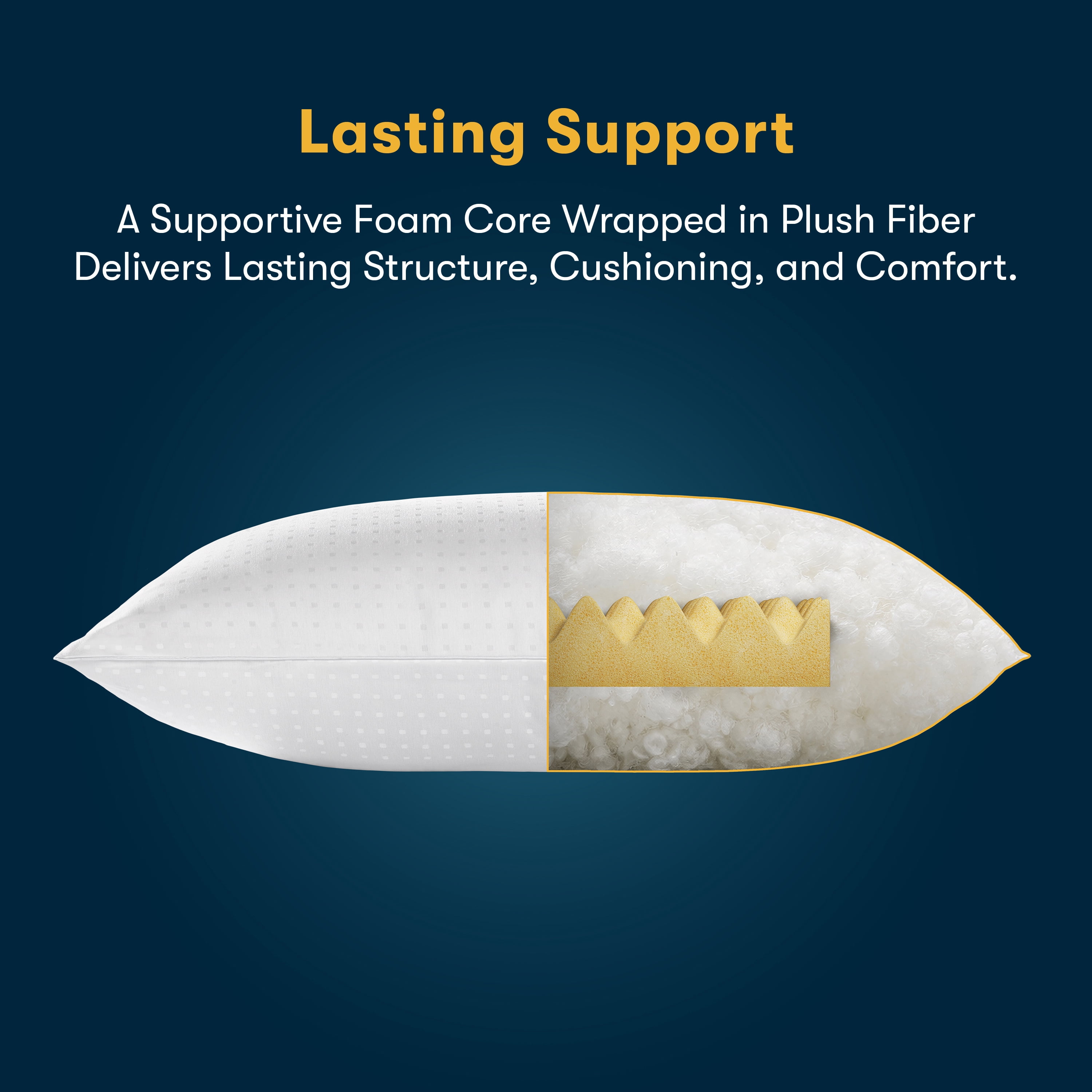 Sertapedic Forever Firm Support Bed Pillow, Standard/Queen