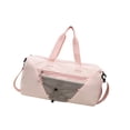 thumbnail image 4 of Equipo de gimnasio de Bag Duffle con compartimento de zapato con cremallera sólida Stur Weekender Fitness Mochness para entrenamiento atlético Rosa, 4 of 10